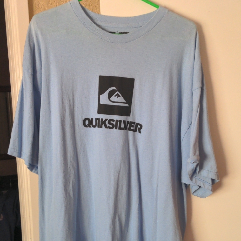 Quiksilver Sky Blue Logo Tee